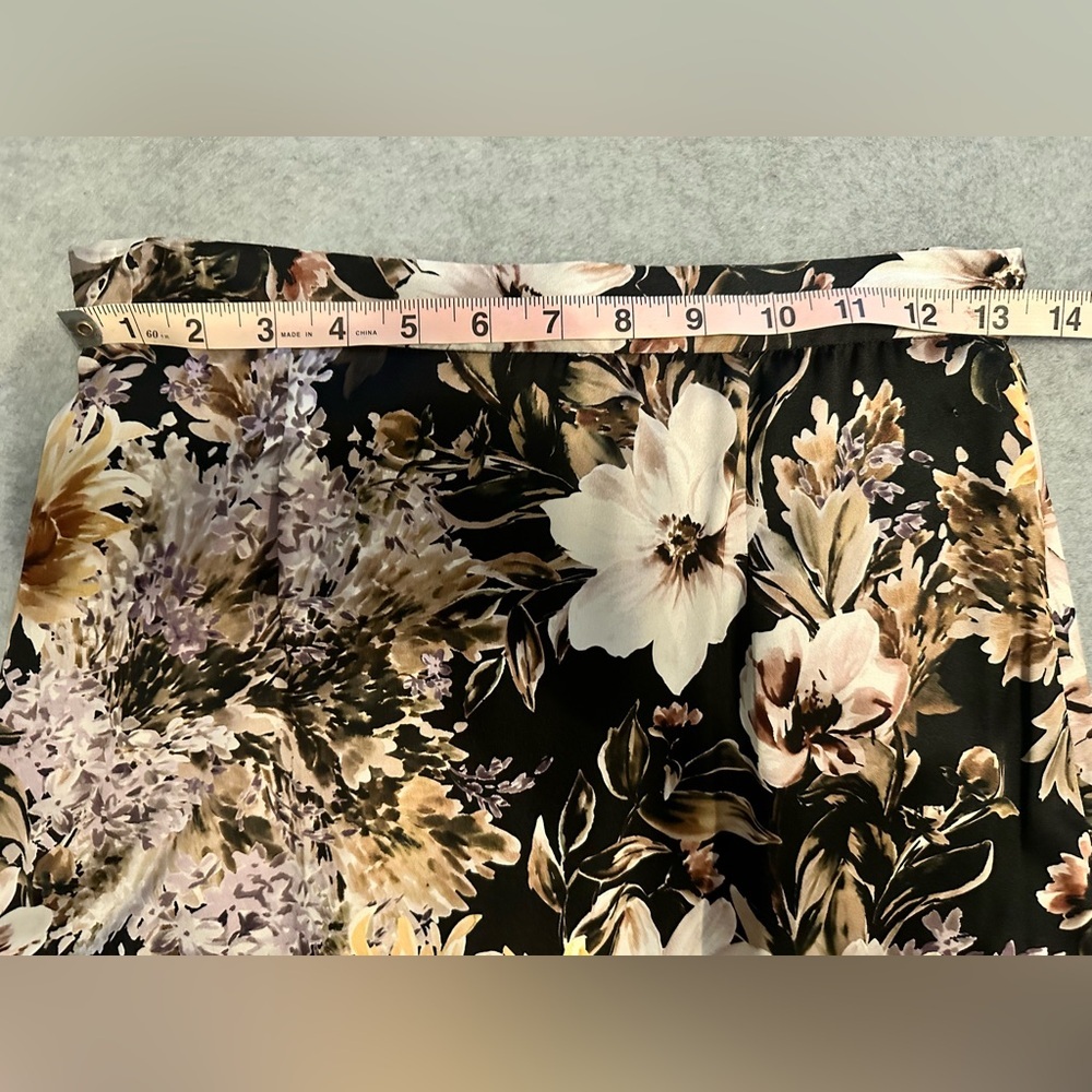 NWT Antonio Melani Quinn floral a line ruffle tiered knee length skirts size 2 - Picture 5 of 8